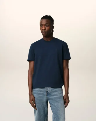 Lacivert Pamuklu Ami de Coeur T-Shirt