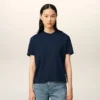 Lacivert Pamuklu Ami de Coeur T-Shirt