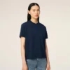 Lacivert Pamuklu Ami de Coeur T-Shirt