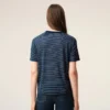 Mavi Çizgili Pamuklu Ami de Coeur T-Shirt