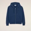 Mavi Pamuklu Ami de Coeur Fermuarlı Kapüşonlu Sweatshirt