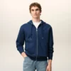 Mavi Pamuklu Ami de Coeur Fermuarlı Kapüşonlu Sweatshirt
