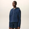 Mavi Pamuklu Ami de Coeur Fermuarlı Kapüşonlu Sweatshirt