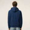 Mavi Pamuklu Ami de Coeur Fermuarlı Kapüşonlu Sweatshirt