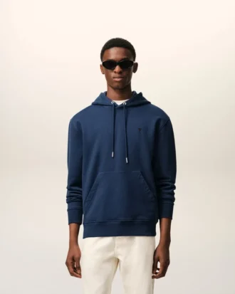 Mavi Pamuklu Ami de Coeur Hoodie