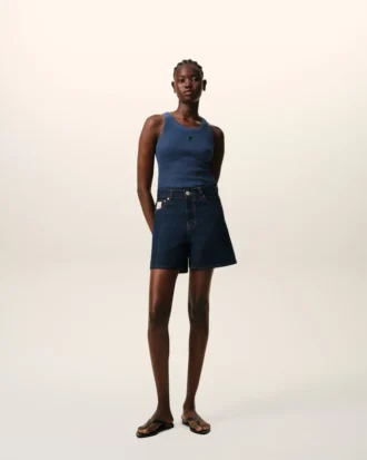 Mavi Pamuklu Ami de Coeur Tank Top