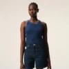 Mavi Pamuklu Ami de Coeur Tank Top