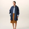Mavi Pamuklu Ami Paris Heritage Label İşçi Ceketi