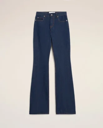 Mavi Pamuklu Bootcut Kesim Kot Pantolon