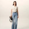 Mavi Pamuklu Flare Fit Kot