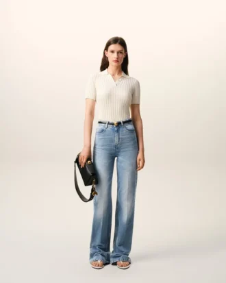 Mavi Pamuklu Flare Fit Kot