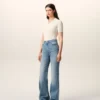Mavi Pamuklu Flare Fit Kot
