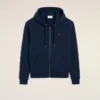 Mavi Pamuklu Red Ami de Coeur Fermuarlı Kapüşonlu Sweatshirt