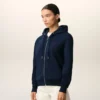 Mavi Pamuklu Red Ami de Coeur Fermuarlı Kapüşonlu Sweatshirt