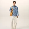 Mavi Pamuklu Örme Ami de Coeur Overshirt