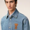 Mavi Pamuklu Örme Ami de Coeur Overshirt
