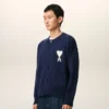 Mavi Yünlü Ami de Coeur Cardigan