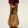Sarı Esnek Deri Etienne Hobo Çanta
