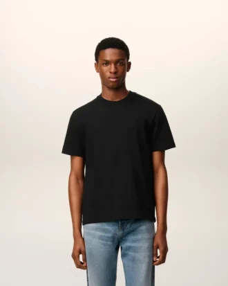 Siyah Organik Pamuklu Ami de Coeur T-Shirt