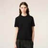 Siyah Organik Pamuklu Ami de Coeur T-Shirt
