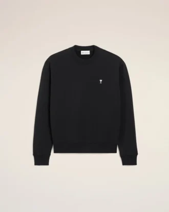Siyah Pamuklu Ami de Coeur Sweatshirt