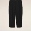 Siyah Pamuklu Carrot Oversized Pantolon