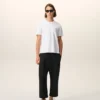 Siyah Pamuklu Carrot Oversized Pantolon