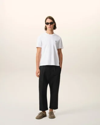 Siyah Pamuklu Carrot Oversized Pantolon