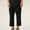 Siyah Pamuklu Carrot Oversized Pantolon