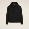 Siyah Pamuklu Red Ami de Coeur Hoodie