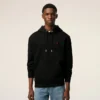 Siyah Pamuklu Red Ami de Coeur Hoodie