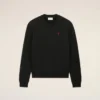 Siyah Pamuklu Red Ami de Coeur Sweatshirt
