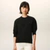Siyah Pamuklu Red Ami de Coeur Sweatshirt