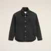 Siyah Pamuklu Örme Ami de Coeur Overshirt