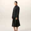 Siyah Pamuklu Örme Ami de Coeur Overshirt