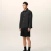 Siyah Pamuklu Örme Ami de Coeur Overshirt
