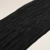 Siyah Polyester Buruşuk Gavroche