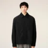 Siyah Tafta Yastıklı Ami de Coeur Overshirt