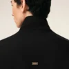 Siyah Yeni Yün Harrington Ceket