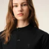 Siyah Yün Kısa Kollu Ami de Coeur Cardigan