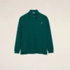 Yeşil Pamuklu Ami de Coeur Polo