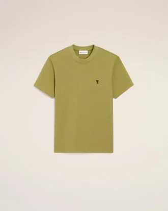 Yeşil Pamuklu Ami de Coeur T-Shirt
