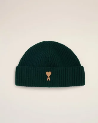 Yeşil Yün Ami de Coeur Beanie