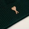Yeşil Yün Ami de Coeur Beanie