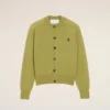 Yeşil Yünlü Ami de Coeur Cardigan
