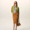 Yeşil Yünlü Ami de Coeur Cardigan