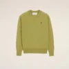Yeşil Yünlü Ami de Coeur Sweater