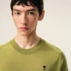 Yeşil Yünlü Ami de Coeur Sweater